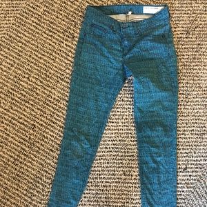 Rag & Bone Blue Patterned Jeans